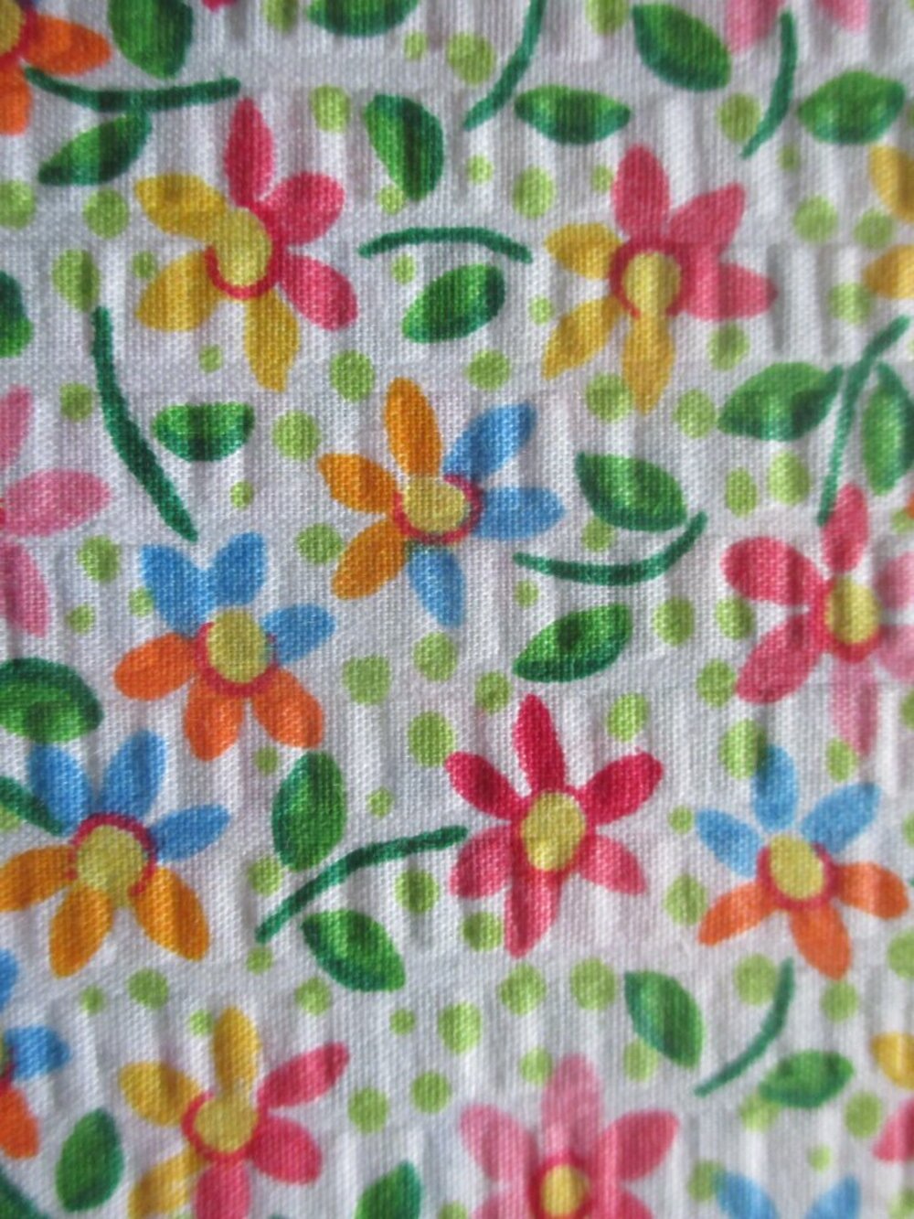 VGT. SEERSUCKER/DAISIES/46X3YDS/NEW